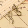 10pcs Charms infinity symbol connectors 23*8mm Tibetan Silver Plated Pendants Antique Jewelry Making DIY Handmade Craft ► Photo 2/2