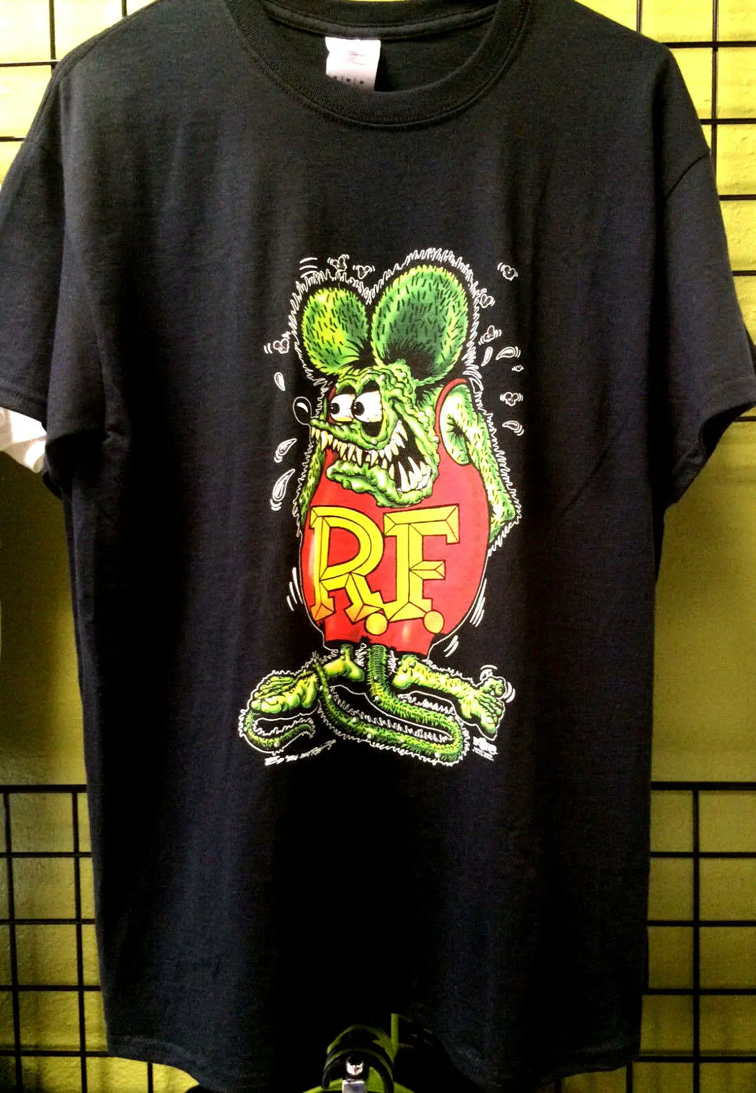

RAT FINK T-SHIRT Big Daddy Ed Roth Greaser Biker Low Brow Psychobilly Hot Rodder