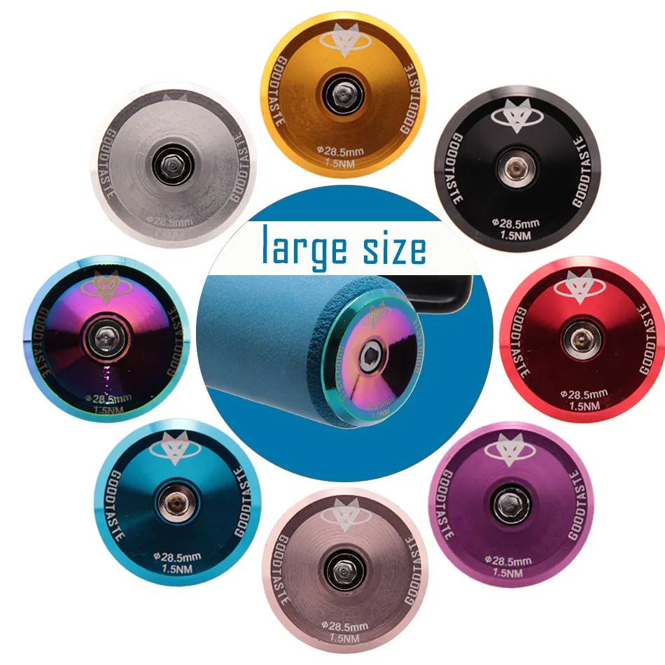 handlebar cap bicycle cap end Plugs inflated aluminum alloy lock plug one pairs