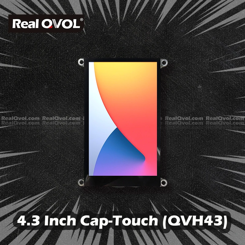RealQvol QVH43 4 3-дюймовый емкостный сенсорный ЖК 480x800 заменяет S430 работает с 4418 и 6818 под