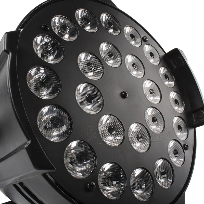 Djworld(большой) алюминиевый сплав светодиодный Par 24x12 Вт RGBW 4в1 освещение Мощность con Plug Высокая мощность Dj Дискотека вечерние ТВ студия шоу свадьба