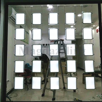 

30PCS A3 Vertical Magnetic Acrylic Panel Real Estate Agent Window Display LED Illuminated Sign Light boxes for Real Estate Agent