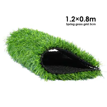 

Spring Grass Grid 3 Cm PP Pet Lawn Mat Artificial Grass Lawn Decoration Dog Print House Strawberry/Leopard Rabbit Kennel Style