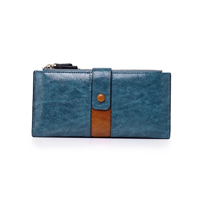 2019 Women Leather Wallets Luxury Brand Zipper Wallets Female Designer long Wallets Purses Clutch Bags for Women iPhone Carteira (11)