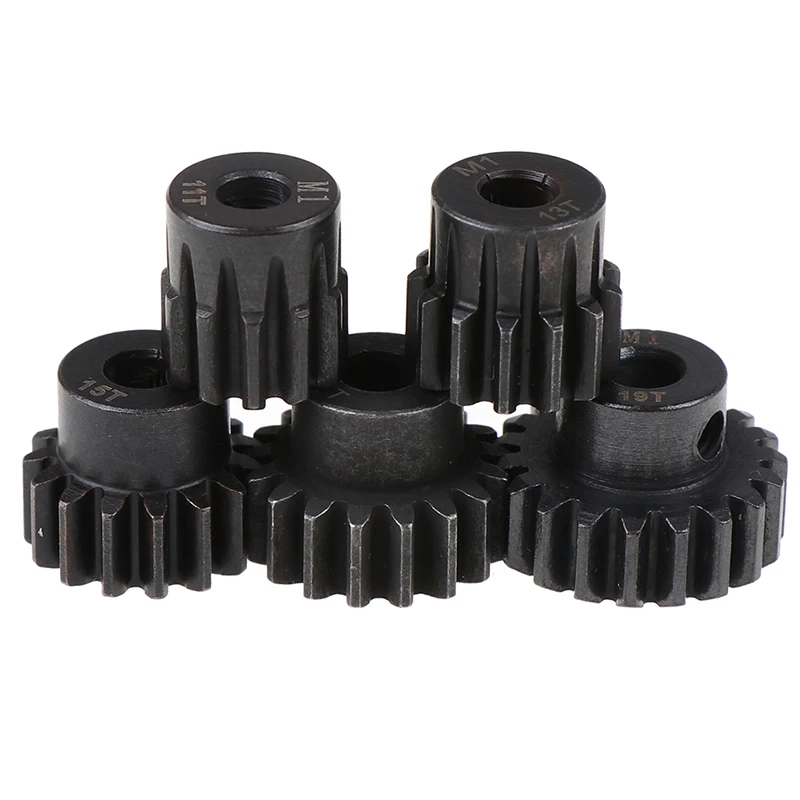 High Quality M1 5mm 15t 16t 17t 18t 19t Pinion Motor Gear Combo Kit For 1/8 Rc Car Motor afbeelding