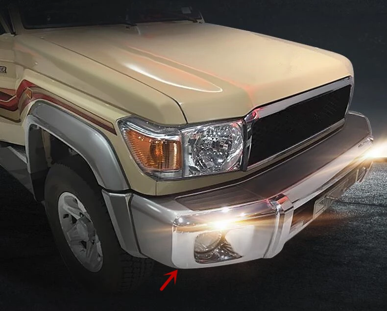 2 Phares Antibrouillard Avant LED 12V Blanc 6000K - Compatible Toyota Land Cruiser Pickup J70 LC70 LC71 LC76 LC78 LC79
