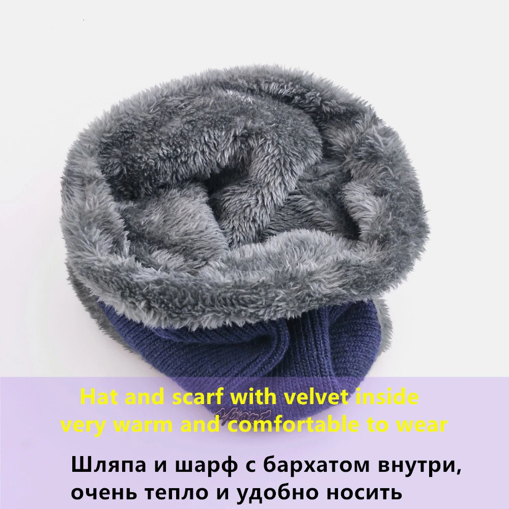 Шапки Skullies мужские зимние шапки для мужчин шарф вязаная шапка женская зимняя