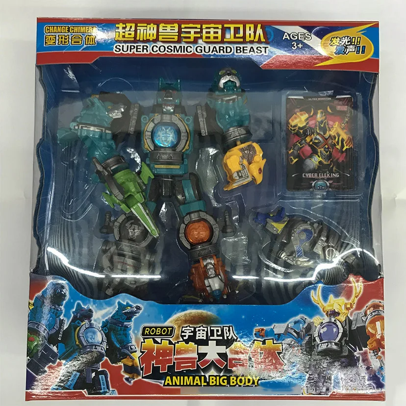 Megazords динозавр Рейнджерс собранные роботы Kaizouku Sentai Gokaiger трансформация фигурка Деформация игрушки для детей