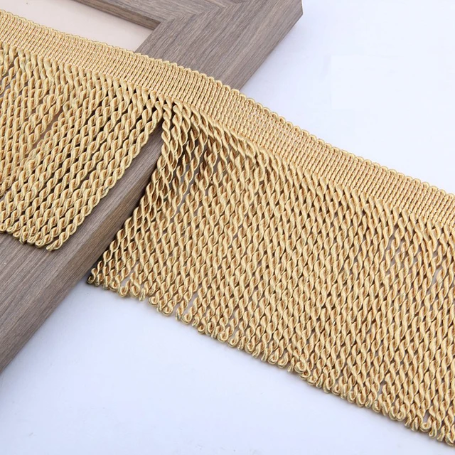 15CM Wide Tassel Trim Curtain Cushion Fringe Edge Upholstery