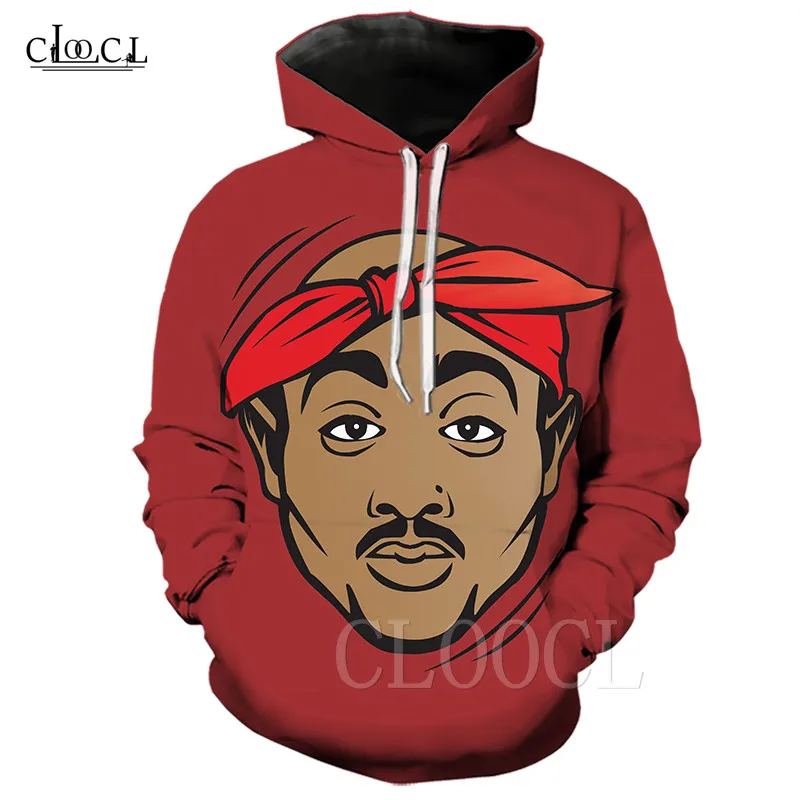 Толстовка с капюшоном в стиле хип хоп для мужчин и женщин аниме 2Pac Tupac топы 3D