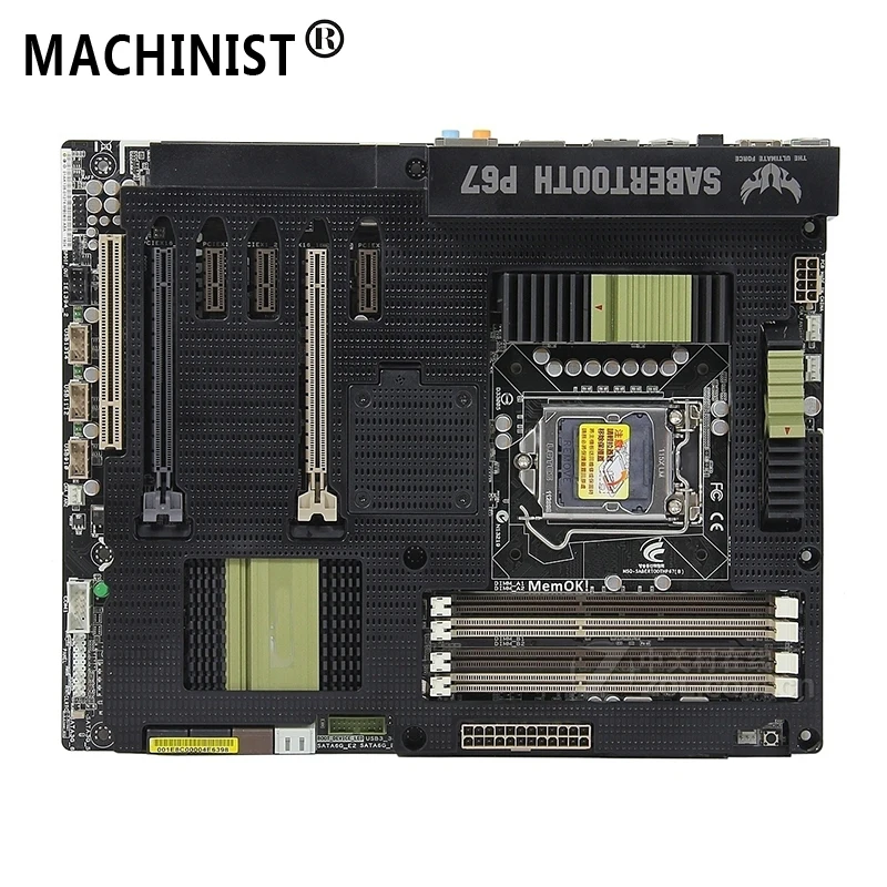

For ASUS SaberTooth P67 Desktop motherboard MB Intel P67 LGA 1155 ATX DDR3 32GB SATA3.0 USB3.0 100% fully Tested Free shipping