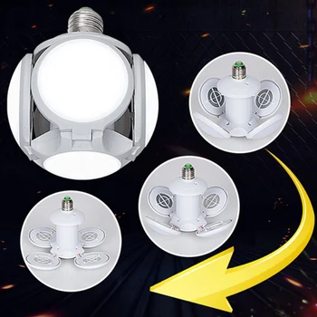 

40W E27 Football Shape Folding Deformable Led Garage Light ABS Super Bright Indoor Home Decor Industrial Warehouse Work Lamp