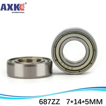 

500pcs Free Shipping SUS440C environmental corrosion resistant stainless steel deep groove ball bearings S687ZZ 7*14*5 mm