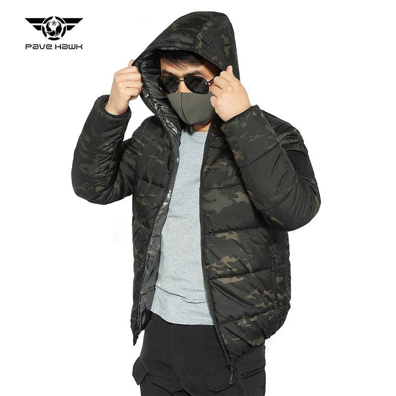 Мужская Уличная зимняя камуфляжная тактическая куртка утепленная теплая Анти