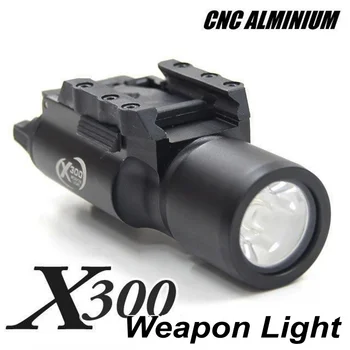 

Tactical Airsoft Arma X300 Flashlight LED Weapon Light Softair Military Shooting Hunting Rifle Gun Lamp Pistol Light
