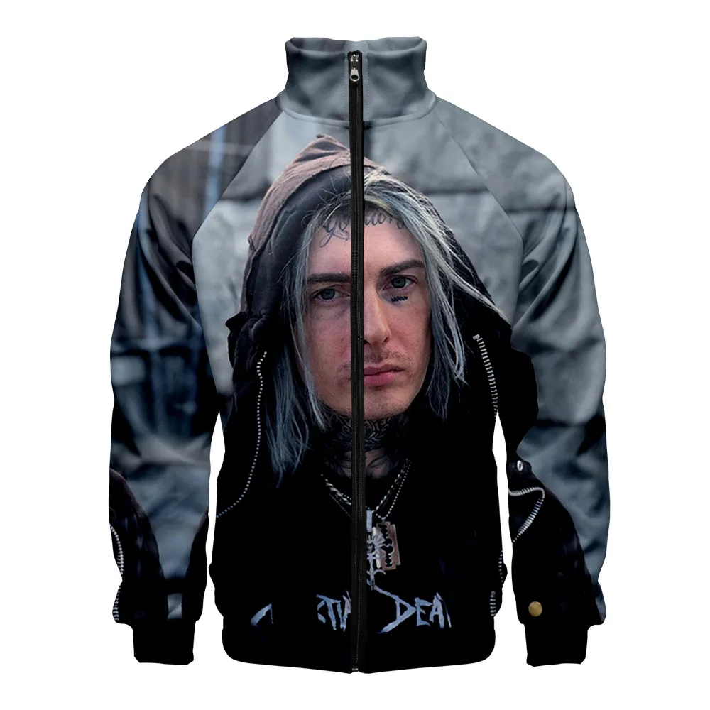 Ghostemane куртки на молнии Повседневная куртка новая мода Highstreet Осенняя и весенняя одежда Ghostemane куртка для мужчин