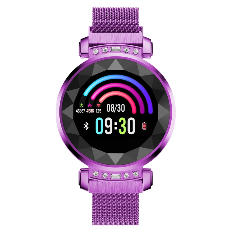 

KarunoB80 Smart Horloge Vrouwen Hartslagmeter Bloeddruk Fitness Activiteit Tracker Smart BraceletFashion Sport Dames Horloge