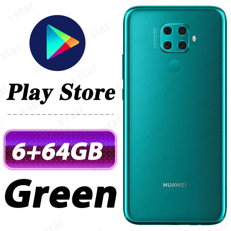 6G 64G green Смартфон huawei Nova 5z, 6,26 дюймов, Kirin 810 Ai, четыре ядра, Android 9,0, разблокировка отпечатков пальцев, Поддержка Google play - Цвет: 6G 64G green