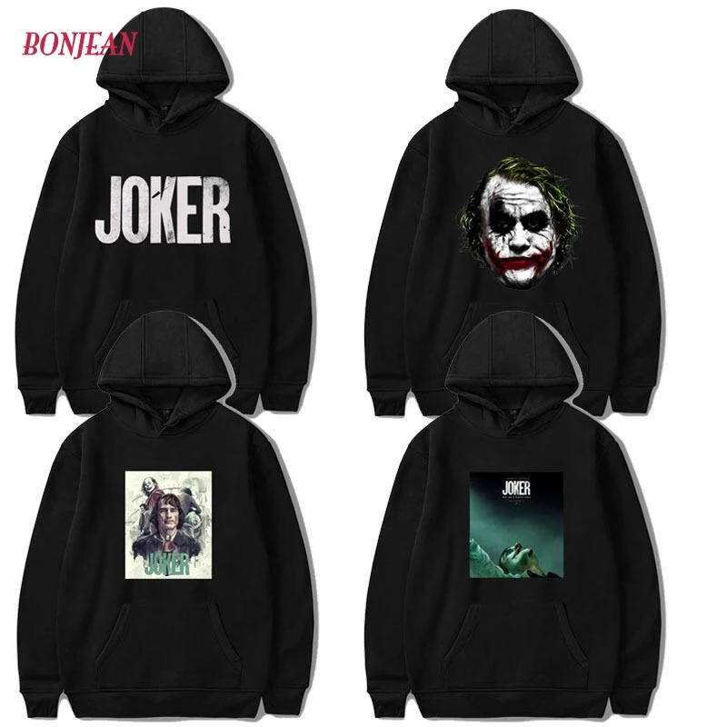 

New black Joker Sweatshirts Men Brand Hoodies 3D Printing Hoodie hip hop Male Casual funny Tracksuits clothes harajuku Tops