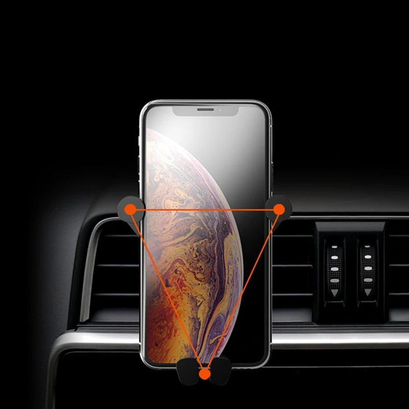 Schwerkraft Auto Telefon Halter Air Vent Halterung-Grip Smartphone Halter Für iPhone 7 Plus Telefon