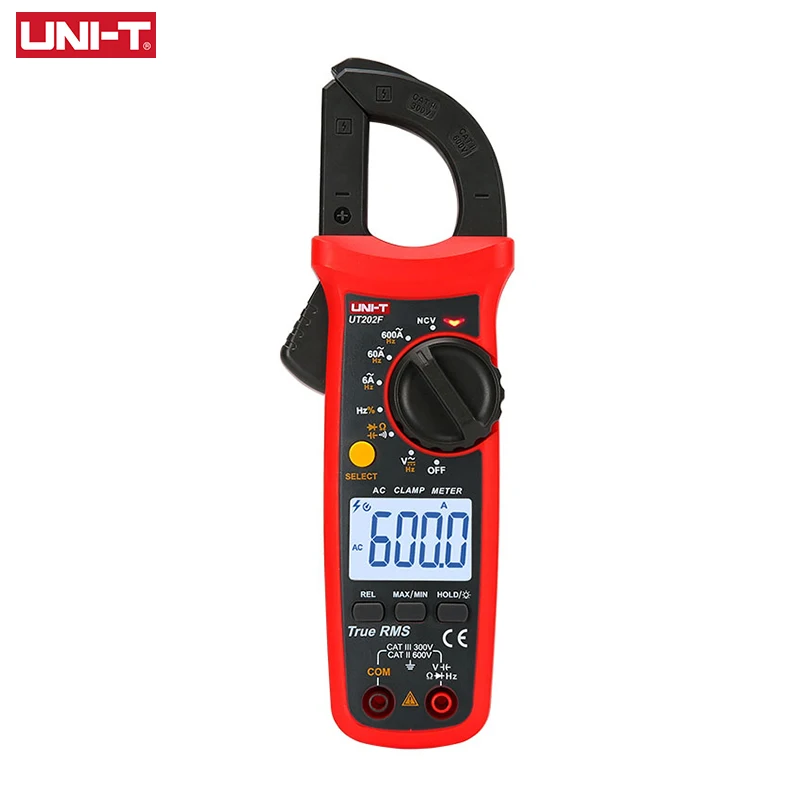 Токоизмерительные клещи UT202F UT204R цифровые амперметр с истинным