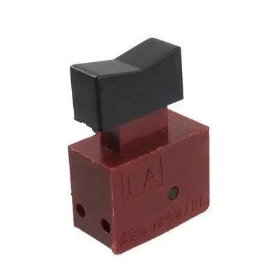 

AC 250V 4(1)A Lock On DPST NO Red Case Electric Tool Trigger Switch