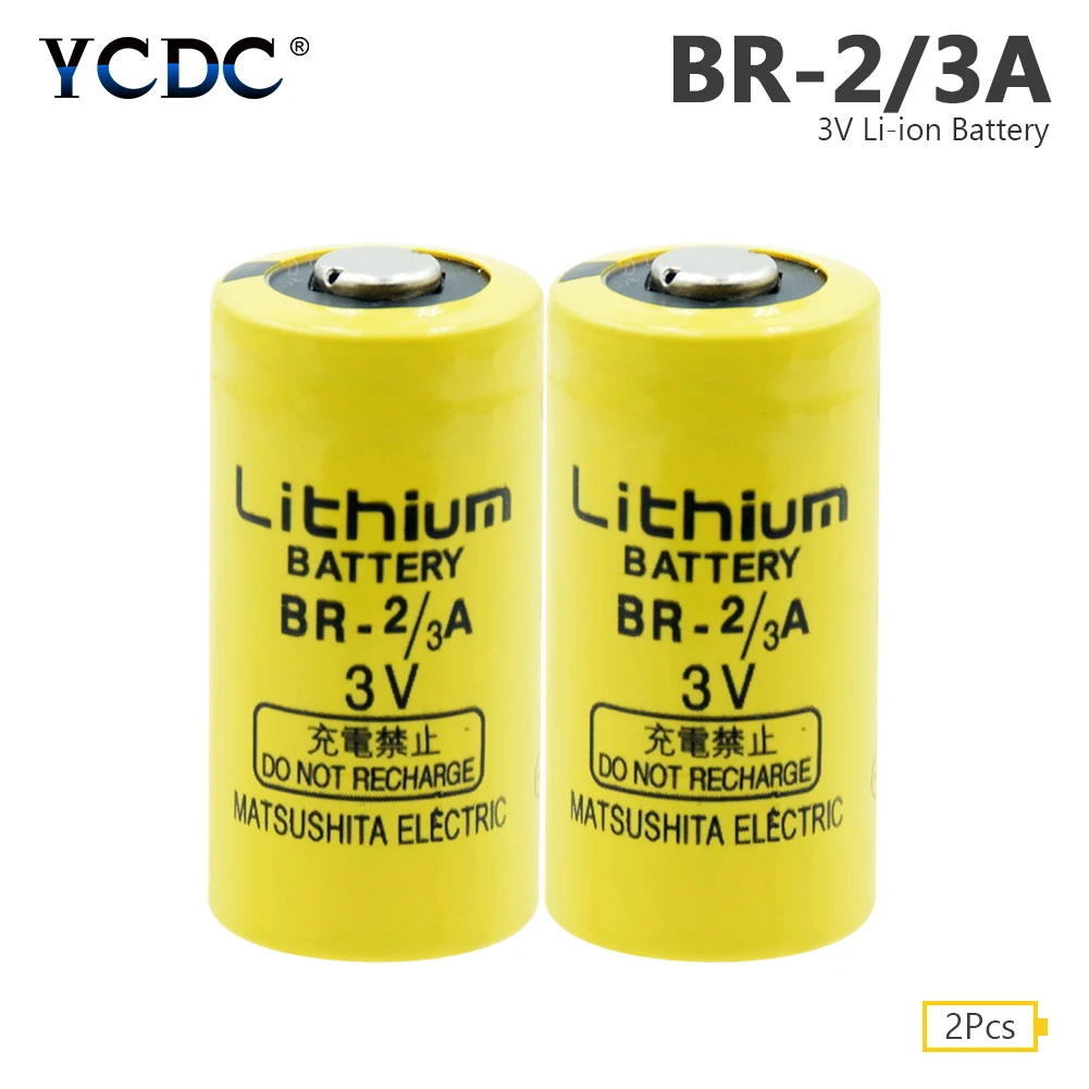 2 шт. BR 2/3A Батарея Lithium 3V 1200 мА/ч PLC FANUC Управление Li Ion батареи резервного
