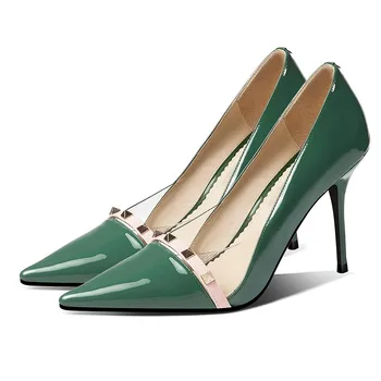 green dress shoes womens