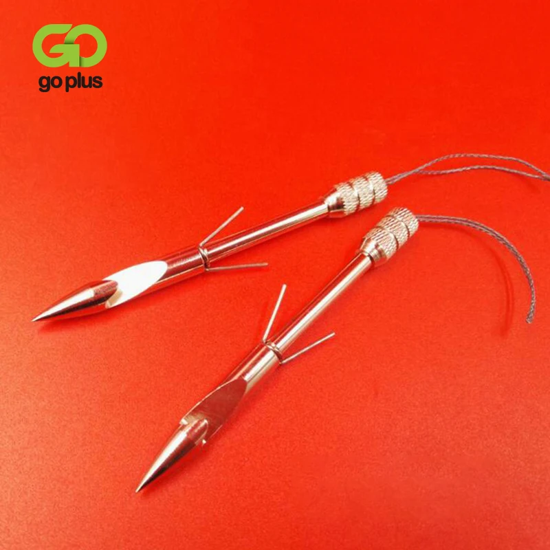 

new 5pcs stainless steel fish dart for fishing slingshot Non-slip hook bow arrow bullet sling shot shooting skills
