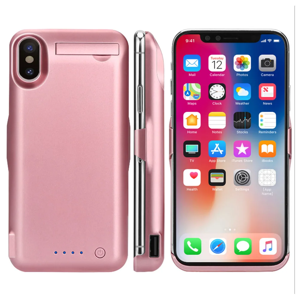 Чехол для аккумулятора iphone X, 10000 мА/ч, умный чехол для зарядного устройства, чехол для телефона, внешний аккумулятор для iphone X, чехол для аккумулятора