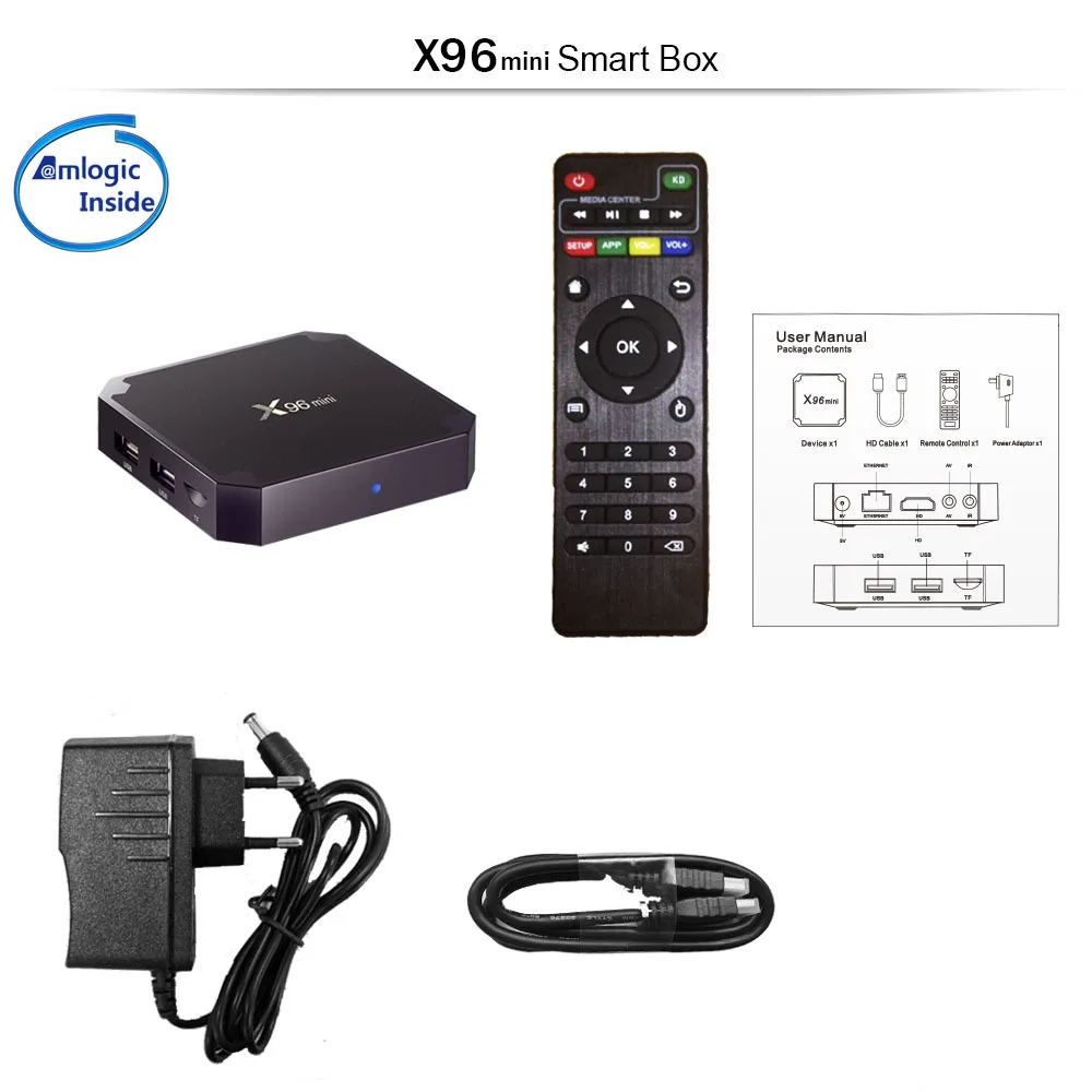 X96mini франч ip tv box+ 1 год подписки ТВ Android tv box iptv французский 1200 живой ТВ Великобритания Испания арабский Марокко Бельгия Франция