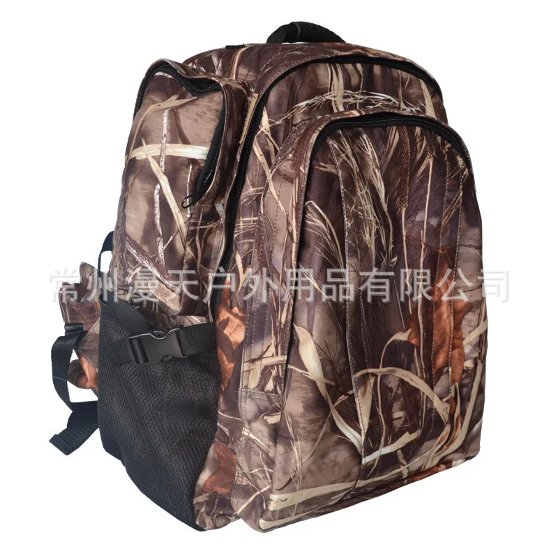 

Sky Outdoor Fleece Camouflage Backpack Multi-pockets Camouflage Hunting Backpack Mountain Climbing Backpack Export