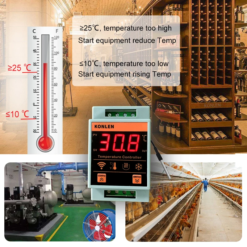 Termostato Inteligente Wifi Controlador De Temperatura Eléctrico  Controlador Remoto De Temperatura Sensor De Termostato Wifi Con Control  Remoto Controlador De Temperatura Wifi Para Calefacción Guardurnaity  HA027773-01