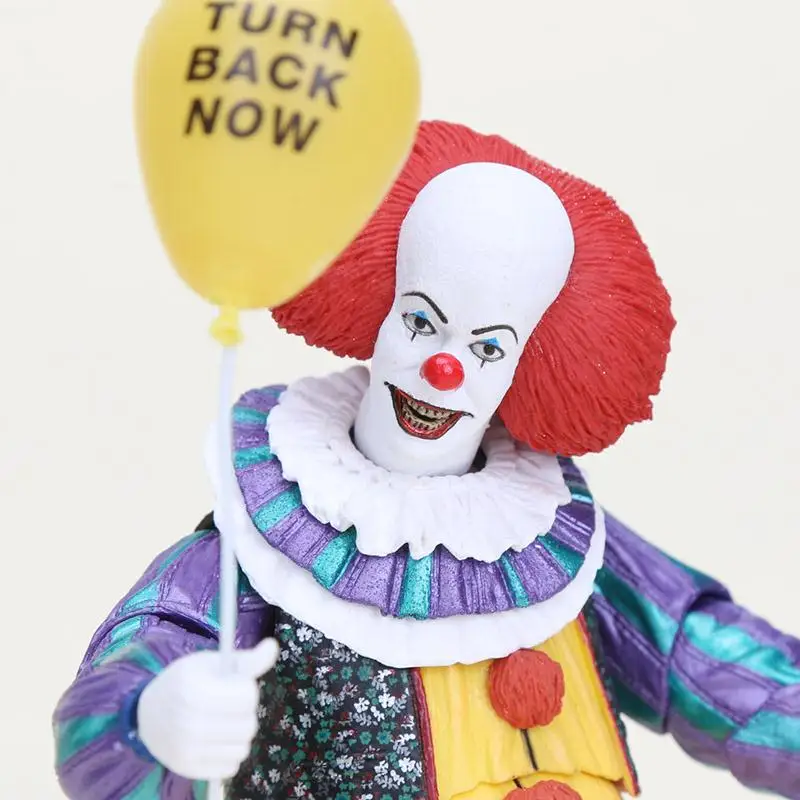 

16cm NECA IT THE MOIVE Pennywise Joker 1990 Action Figure Clown Horror Model PVC Action Figure Toy