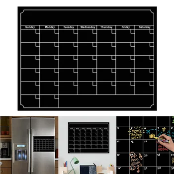 

Magnetic Monthly Planner Whiteboard 40 x 30 cm Fridge Calendar Dry Erase Board Flexible Monthly Daily Planner Organizer Supplies