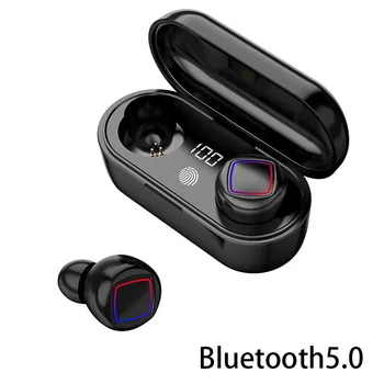 

TWS Bluetooth 5.0 Earphones IPX6 Waterproof Touch Control Headsets Sports Game Binaural Call HeadPhone for All Smart Phone