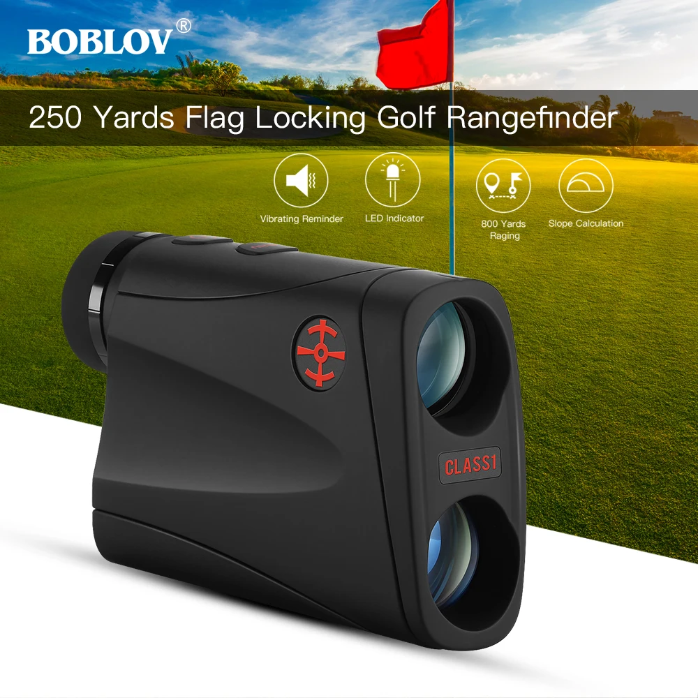 

BOBLOV Laser Rangefinder 800M Laser Distance Meter 6X Monocular Telescope Golf hunting laser meter tape Measure tool
