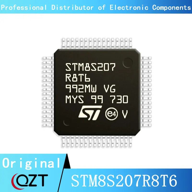 5pcs lot stm8s207r8t6 stm8s207 r8t6 8s207 lqfp 64 mcu chipset 100% new 10pcs/lot STM8S207 STM8S207R8 STM8S207R8T6 LQFP64 Microcontroller chip New spot