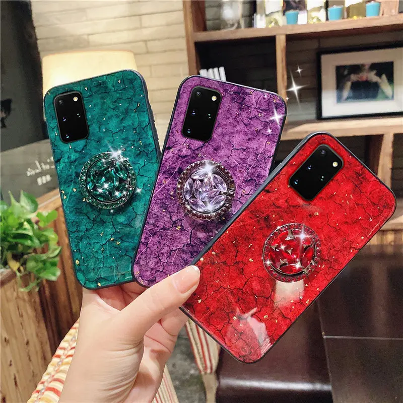 Роскошный Алмазный милый блестящий чехол для Samsung Galaxy S21 S8 S9 S10 S20 FE 5G Plus Note 8 9 10 Lite 20
