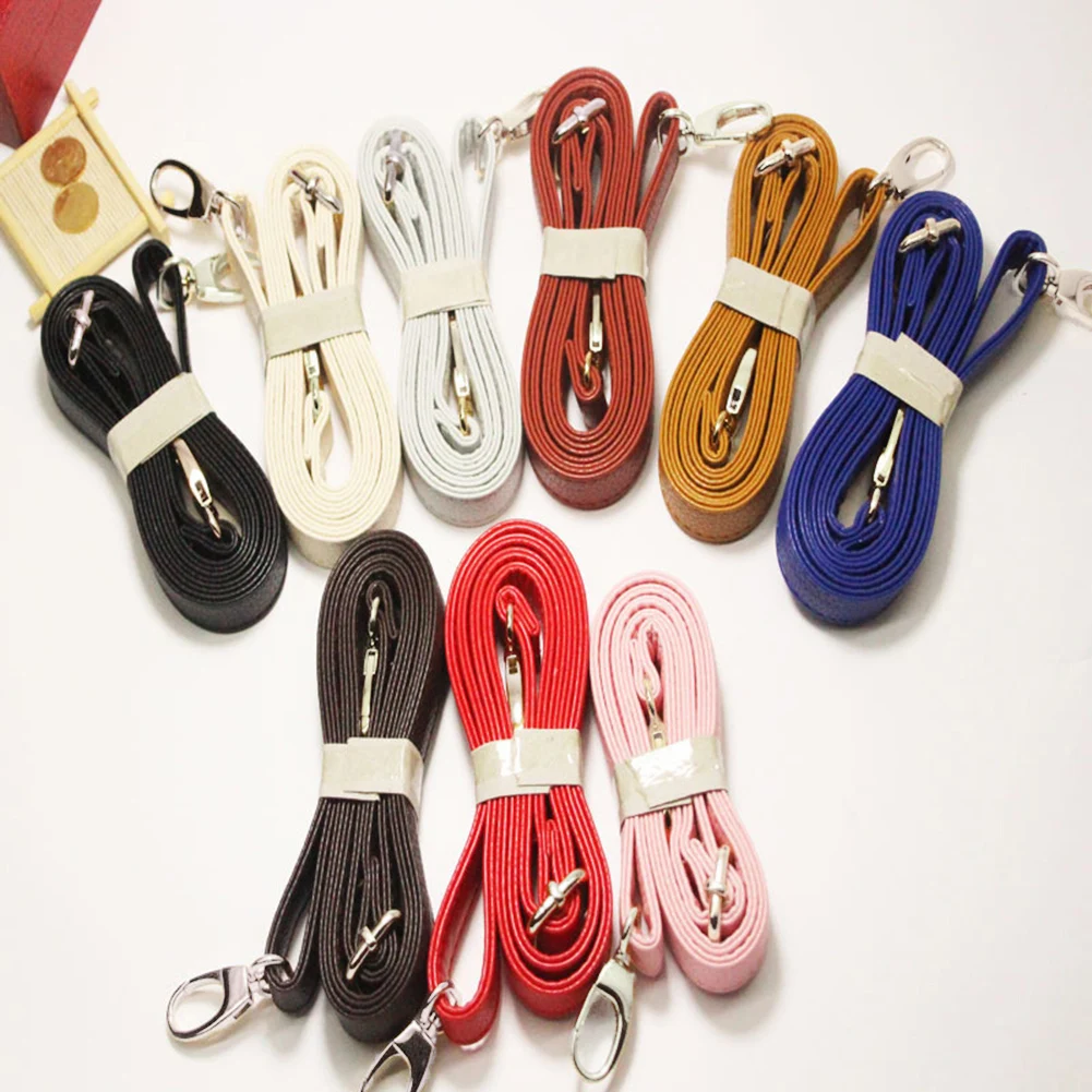 Women 2 cm Wide PU Crossbody Shoulder Bag Handle Strap Ladies DIY Solid Color Purse Belts Metal Head Accessories | Багаж и сумки