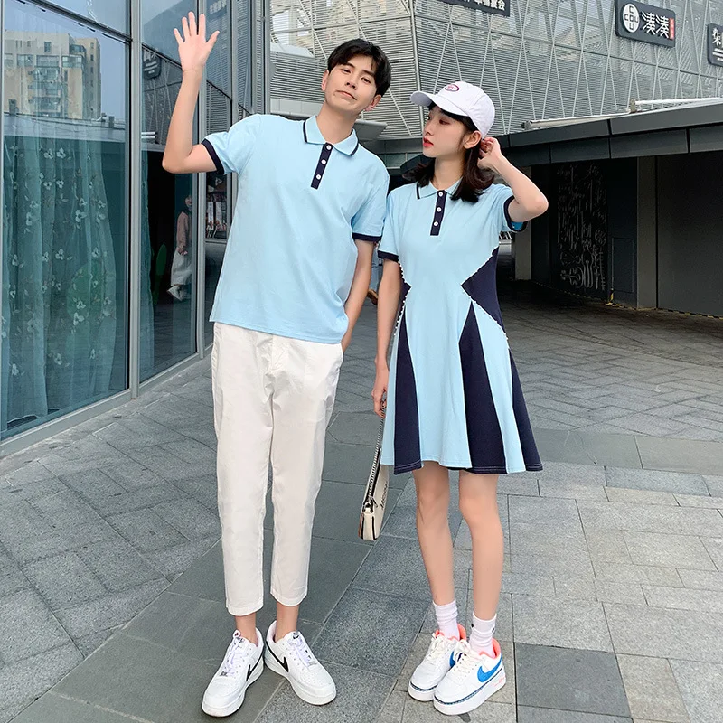 Matching Couple Polo Outfits