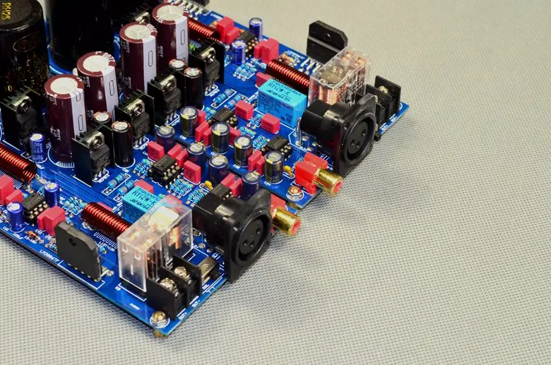 LM3886 XLR сбалансированный+ Одноконтурный BTL мостовый одноканальный Hifi усилитель мощности плата 120 Вт+ 120 Вт Мощность готовая доска
