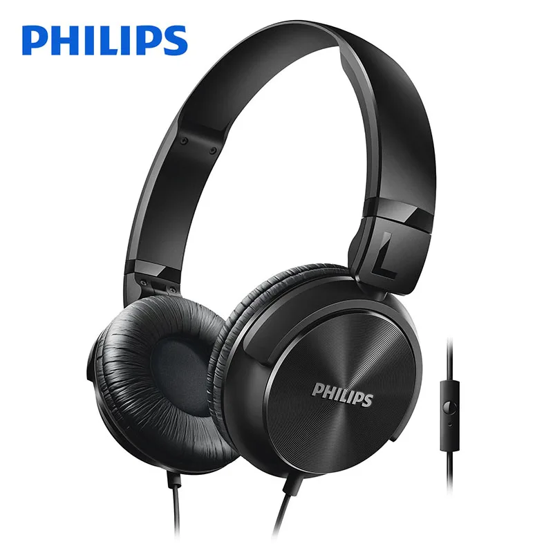 Оригинальные Наушники Philips SHL3065 с шумоподавлением провод управления микрофон