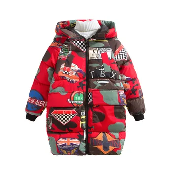 

Winter Jacket Boys Overalls Children's Warm Cotton Jacket Teenager 2-9yrs Winter Parkas For Child Clothes Kids Outerwear&Coats