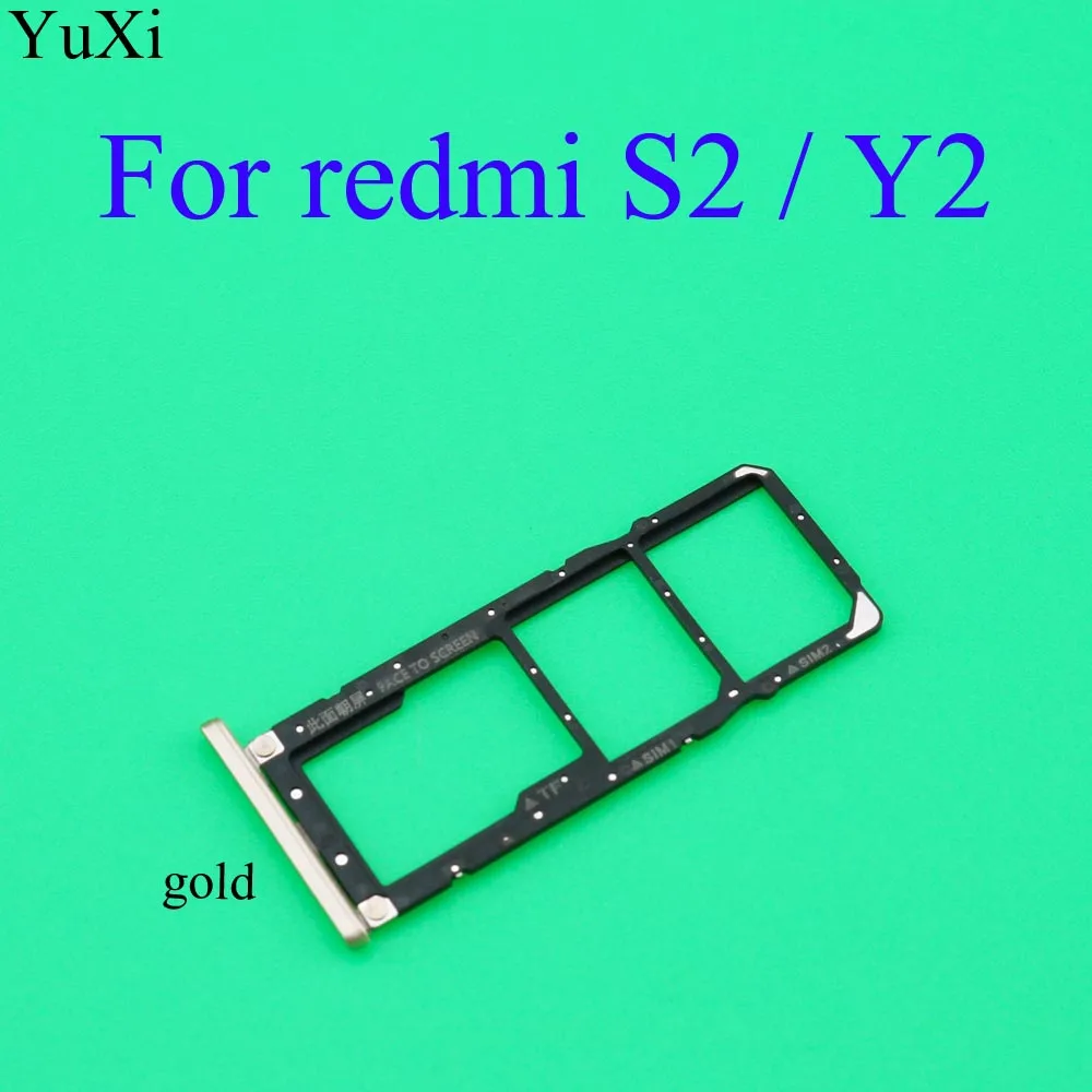 YuXi лоток для sim-карт Micro лоток для карт SD Держатель Слот-ридер адаптер для Xiaomi Redmi S2/Y2