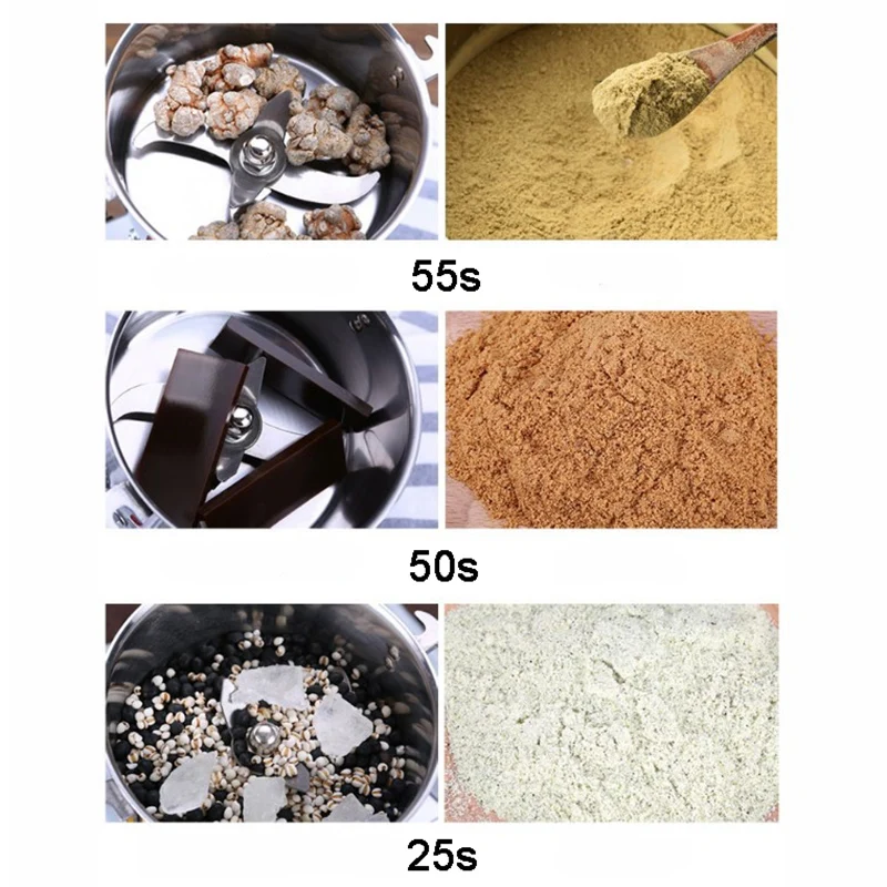 Spice Coffee Grinder Food Herbal Crusher 800g Swing Type Grains High Speed Intelligent Spices Beans Crusher Coffee Grinder 5