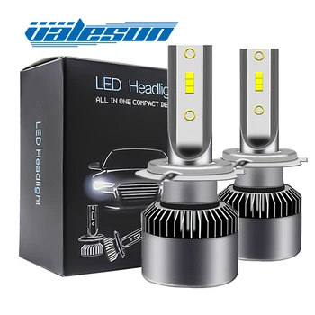 

Valesun Mini CSP Lamp For Car H1 H3 H7 9012Hir2 5202 Auto LED Car Bulbs CanBus Error Free No Error Message H4 Hi/Lo No Dark Spot