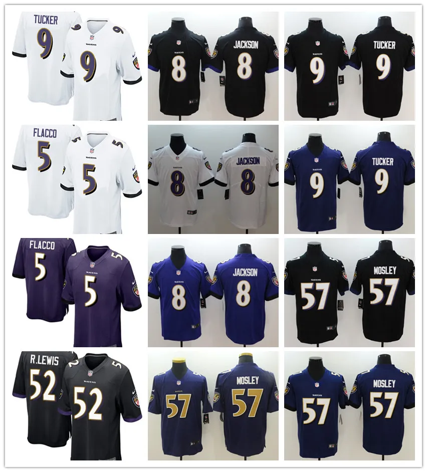 Мужская одежда Baltimore Lamar Jackson Terrell Suggs c. J. Mosley Joe Flacco Джастин Такер игровая цветная Футбольная форма