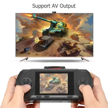 

Powkiddy Handheld Game Console Classic 8bit 3.2 inch Game Player Built-in 280 Games Support AV-0UT Output Handheld Game Players