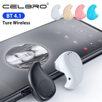 

Mini Sport Wireless Bluetooth Earphone In Ear TWS With Mic Handsfree Earbuds Headset Earpiece for Xiaomi Apple Samsung All Phone